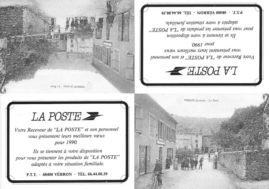 Calendrier poste 1990